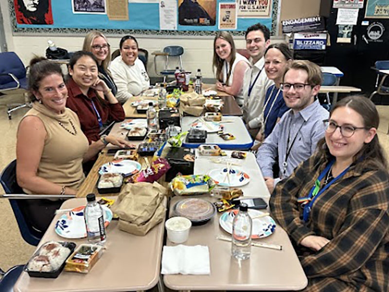 Group of people at table